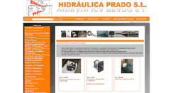 Desktop Screenshot of hidraulicaprado.com